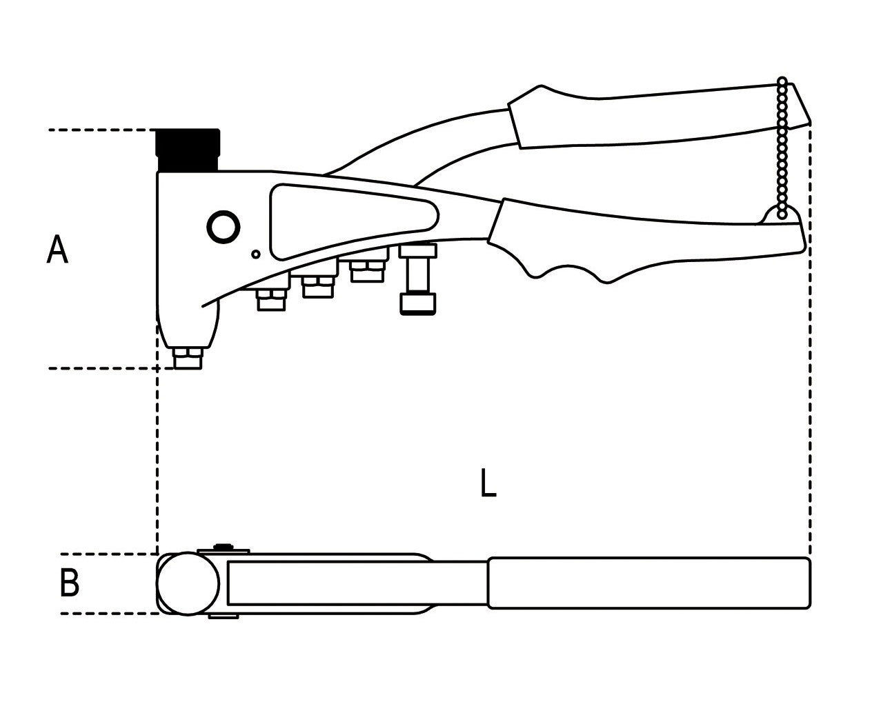 Rivettatrice Inserti Filettati Beta 1742