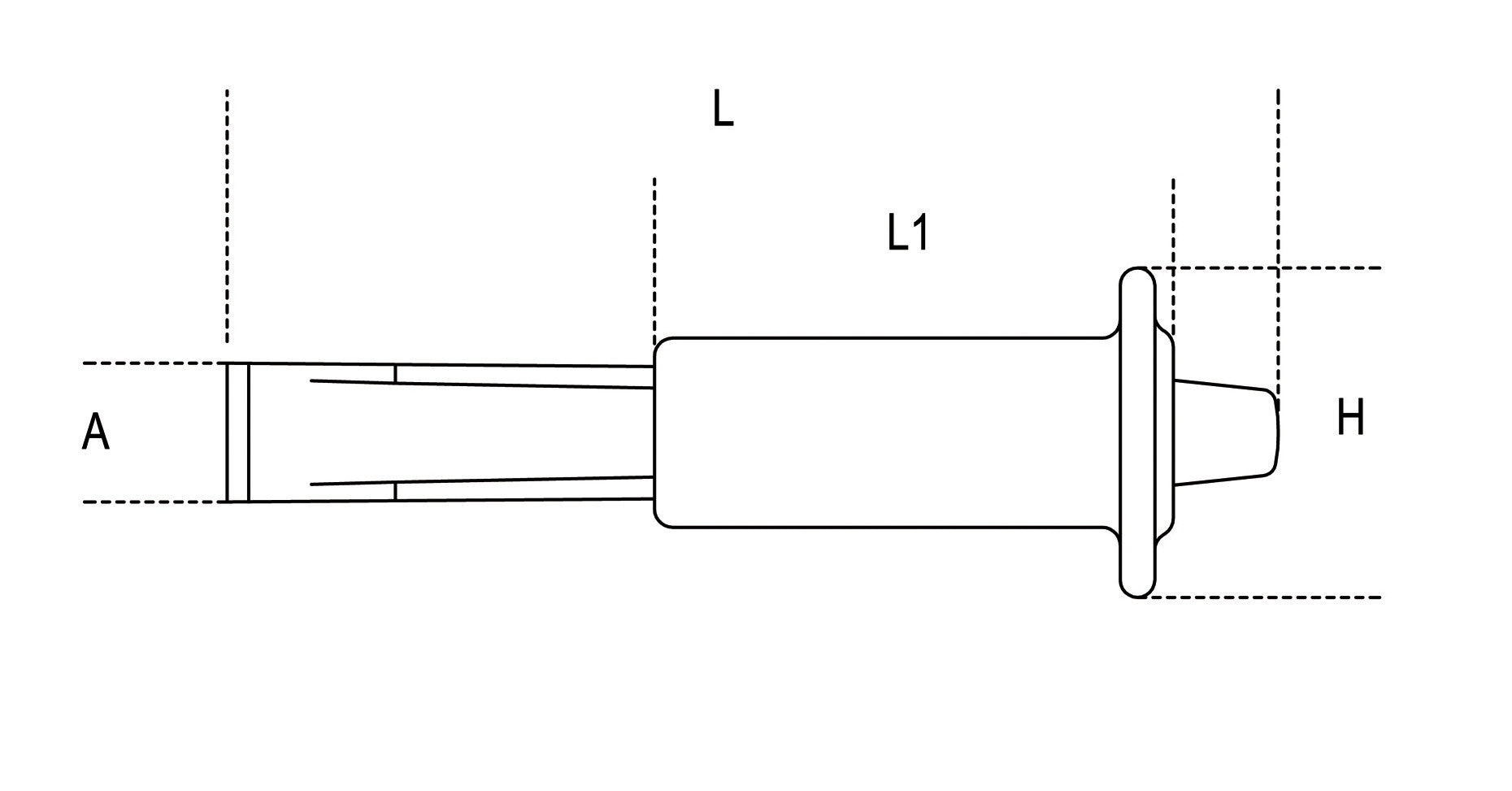 Scalpello piatto nervato paramano Beta 35PM