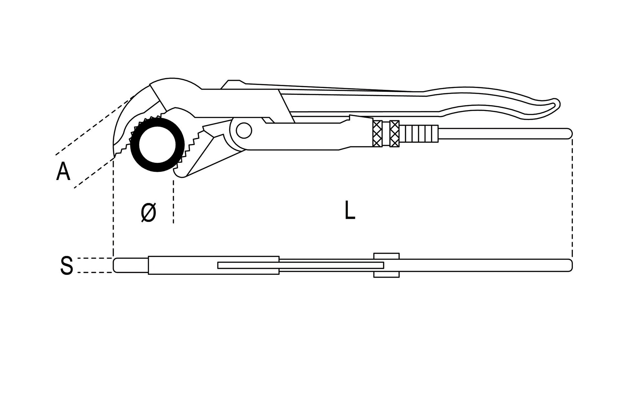 Giratubi Beta 374 ganasce sottili 45°