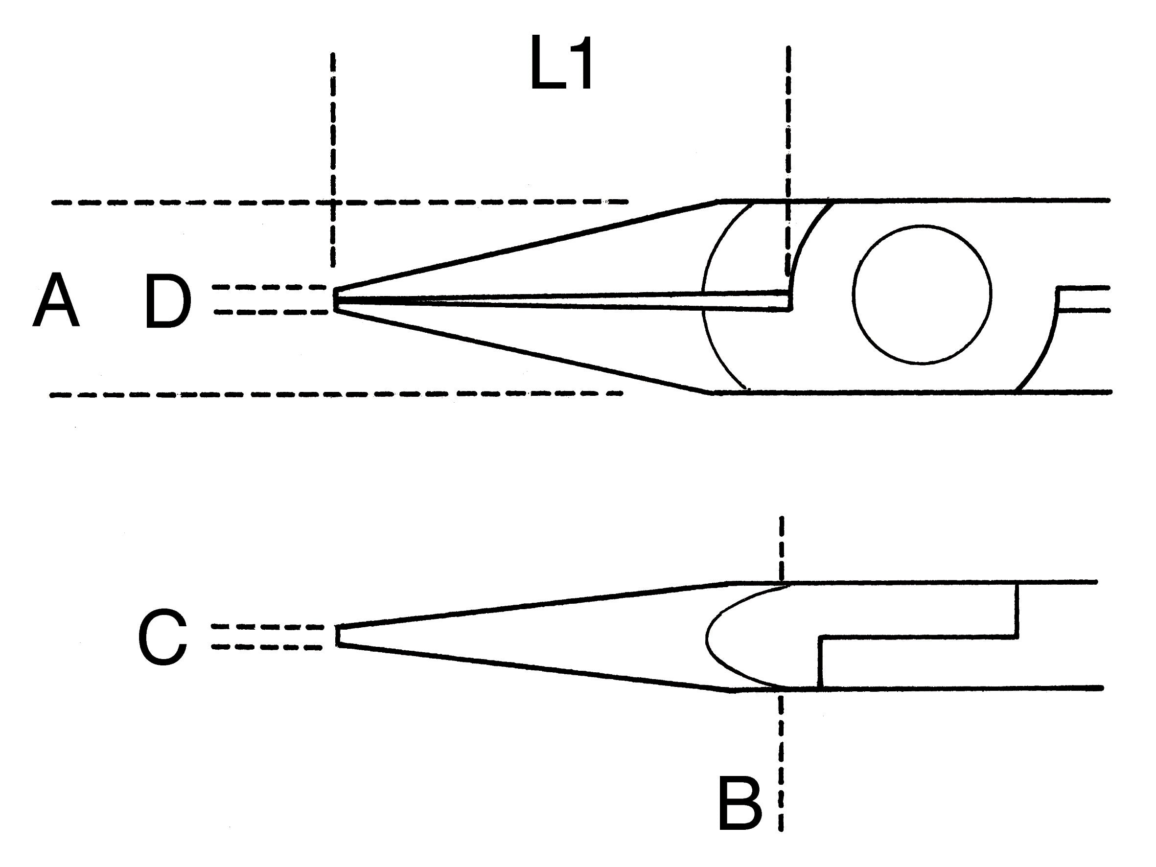 Pinza per elettronica a becchi mezzotondi corti lisci Beta 1175BM