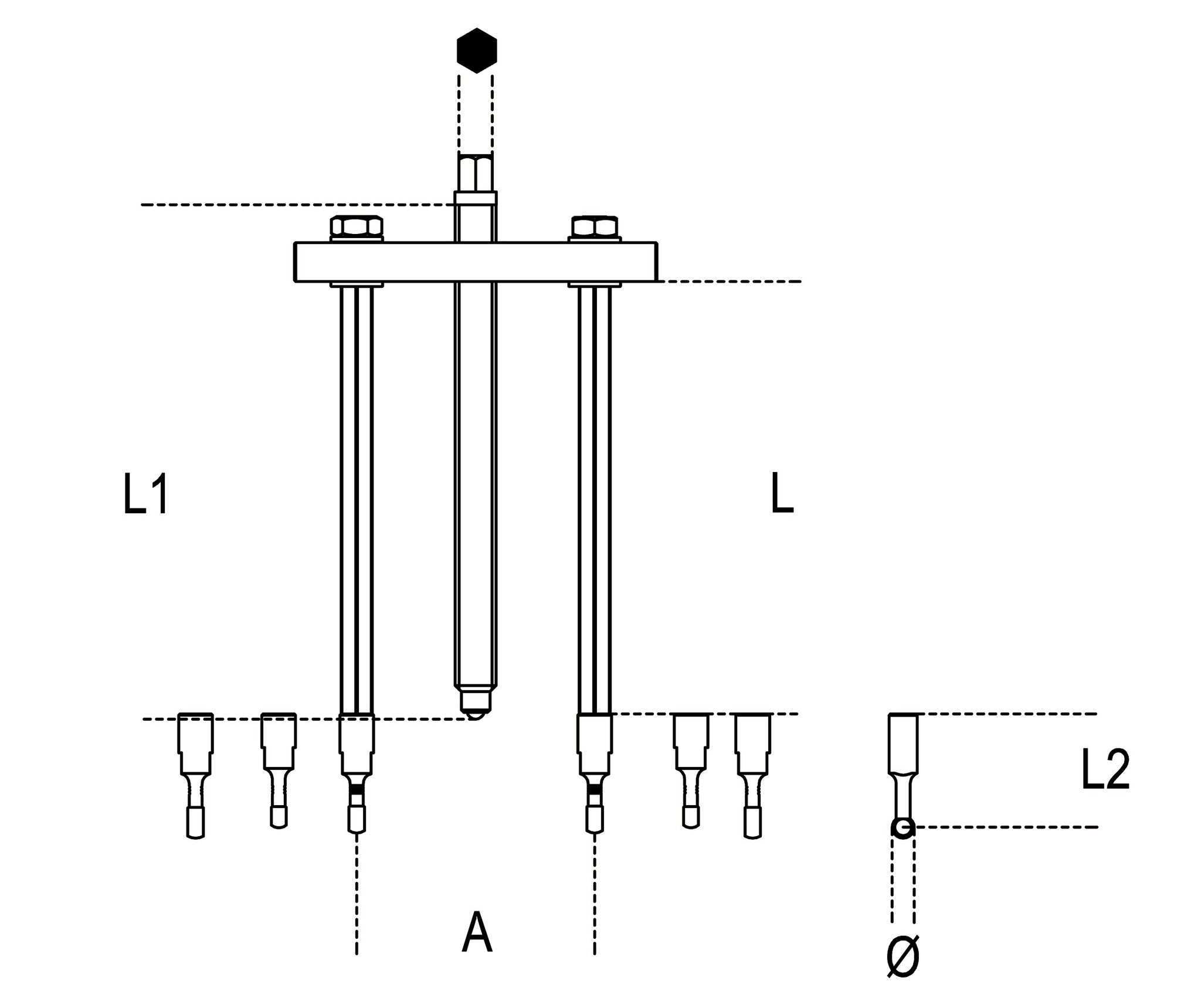Estrattori per cuscinetti con false sfere Beta 1547/C6
