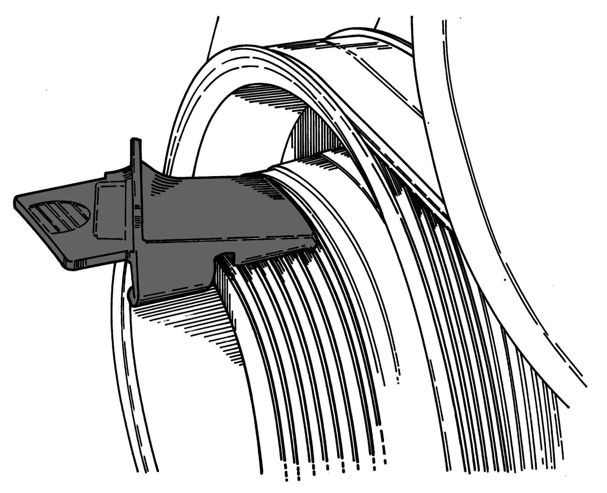 Set di 2 utensili per la rimozione e il montaggio delle cinghie elastiche Beta 1484