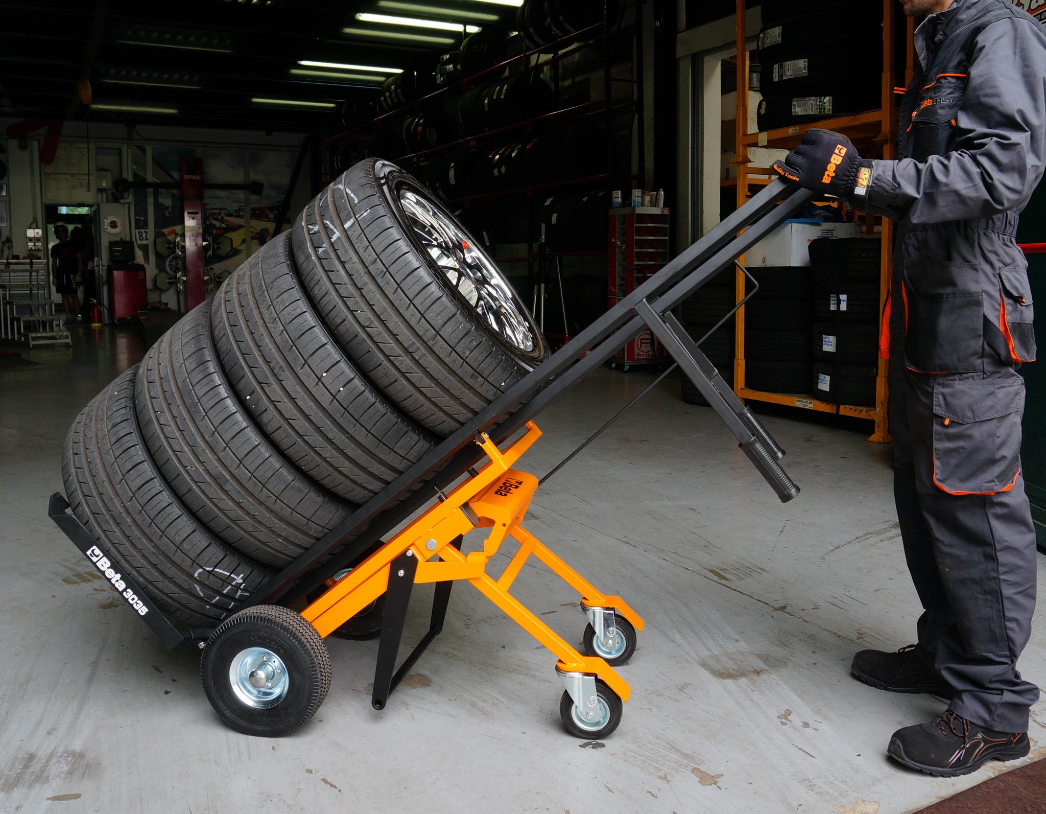 Carrello trasporta pneumatici Beta 3035