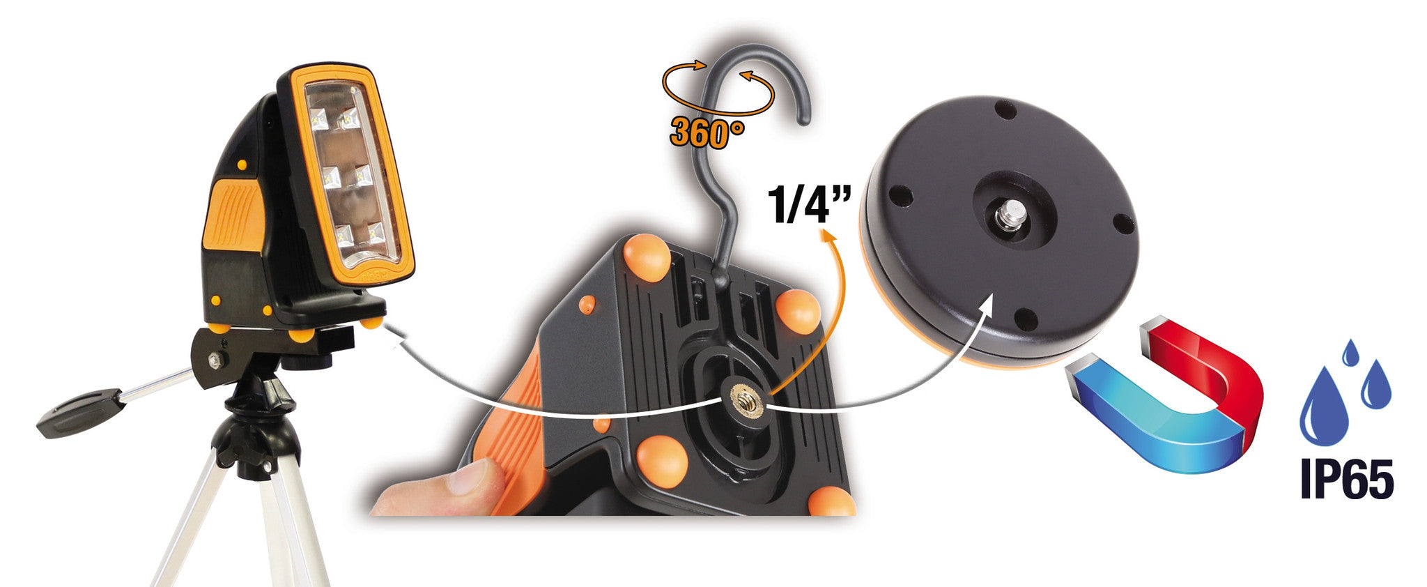 Lampada Ricaricabile Beta Utensili 1838FLASH Magnetica