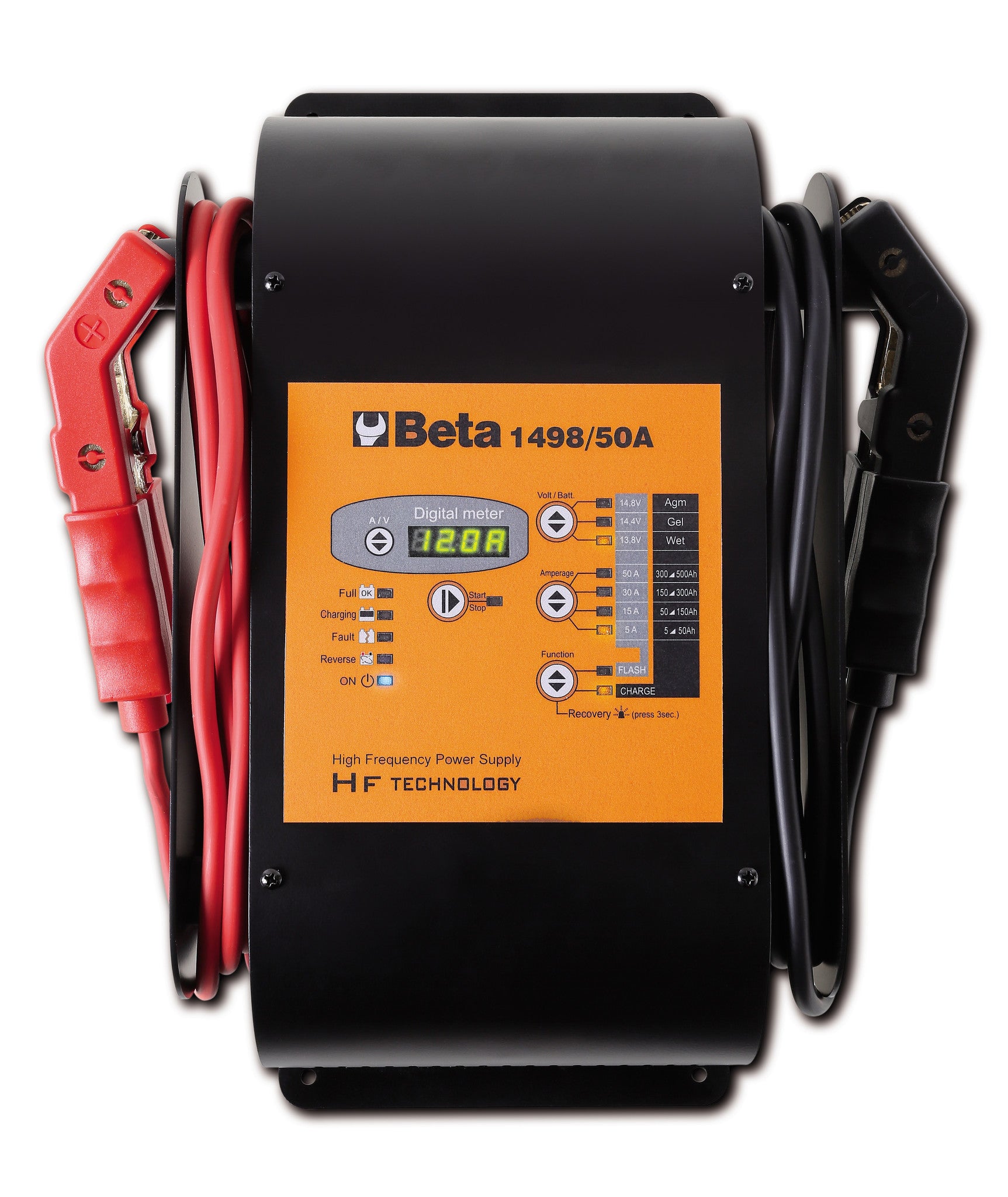 Caricabatterie elettronico 12V multifunzione Beta 1498/50A