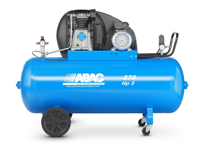 COMPRESSORE ABAC 270 lt. 3hp CINGHIA A39B 270 CM3 230volt
