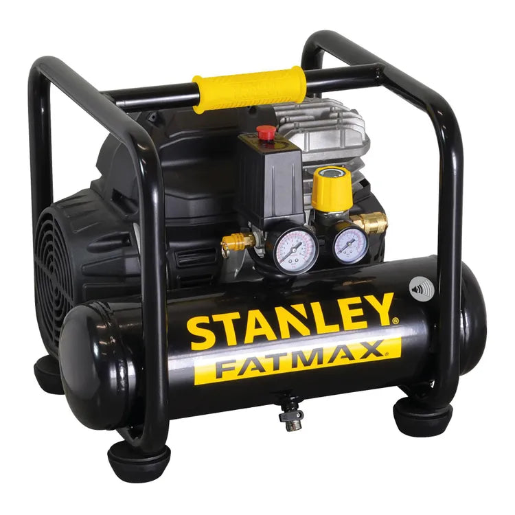Compressore silenziato STANLEY FATMAX S 244/8/6, 1.5 hp, 8 bar, 6 litri