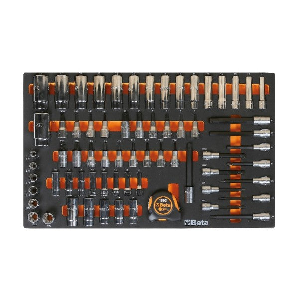 Termoformato morbido con assortimento di utensili Beta M125