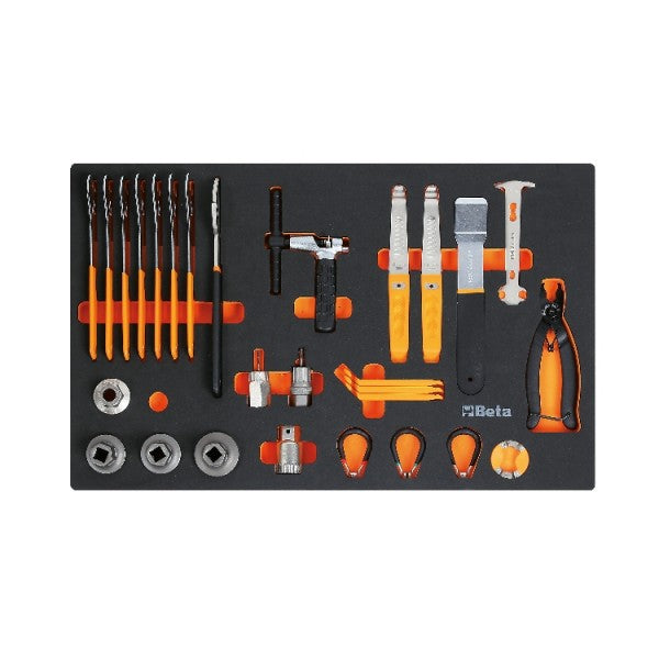 Vassoio morbido in EVA utensili per riparazione biciclette Beta M400