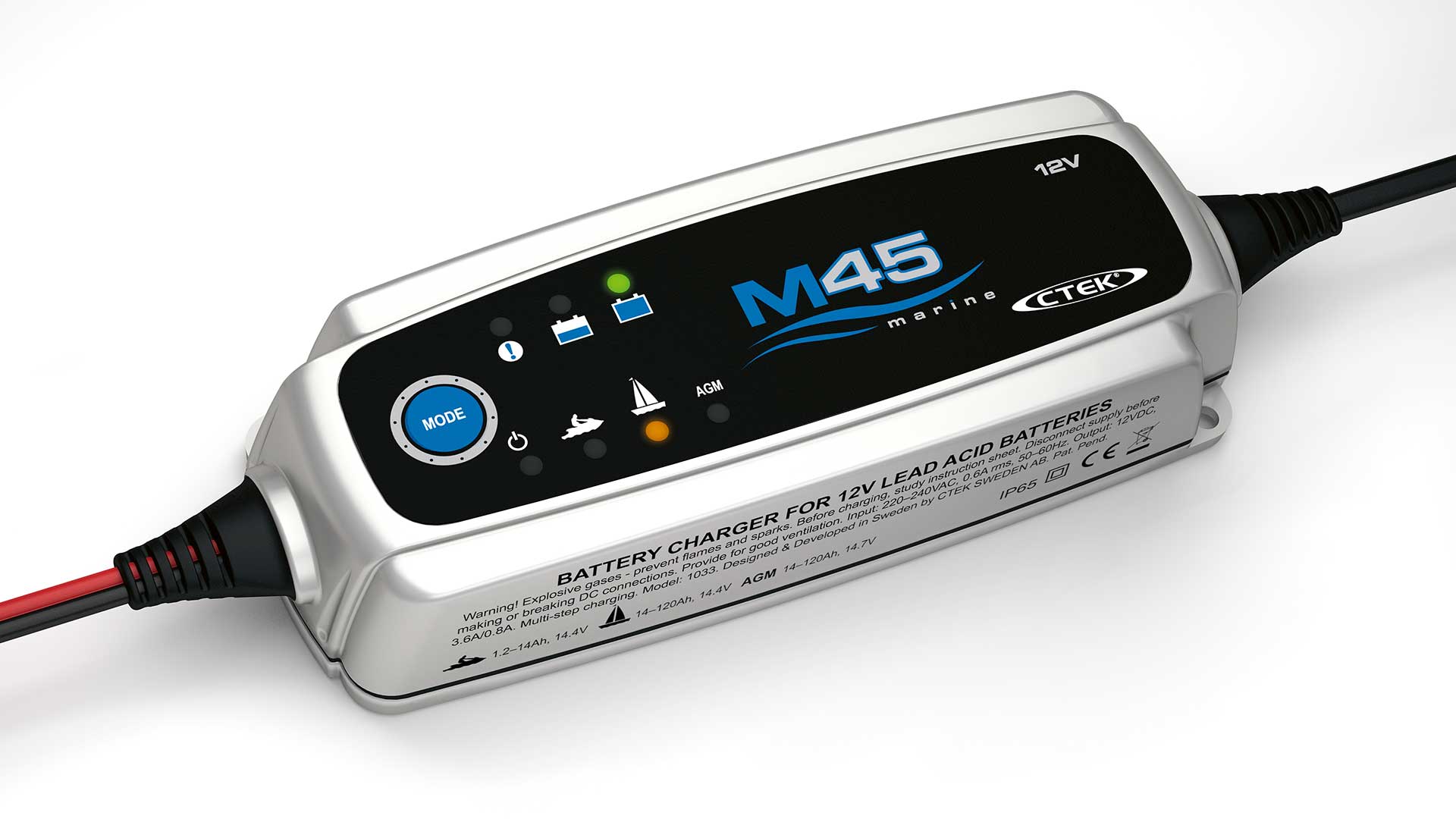 Caricabatterie M45 3,6A CTEK Marine