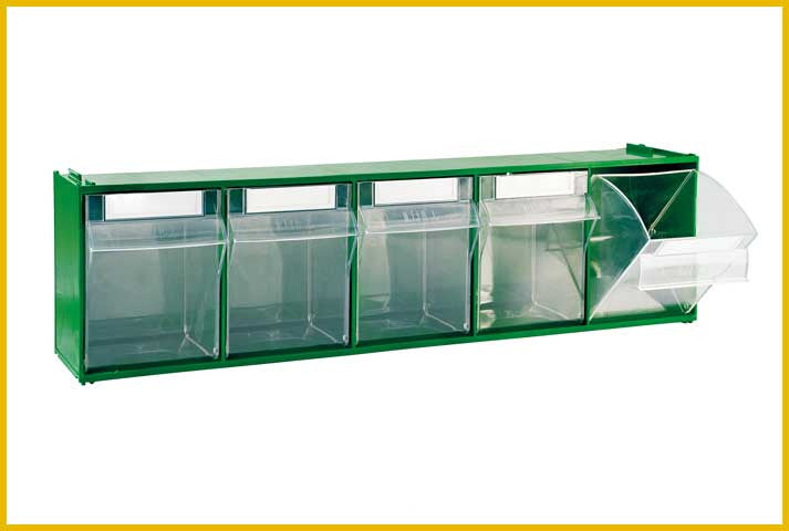 Contenitori Platica Mobil Plastic serie Madia a ribalta