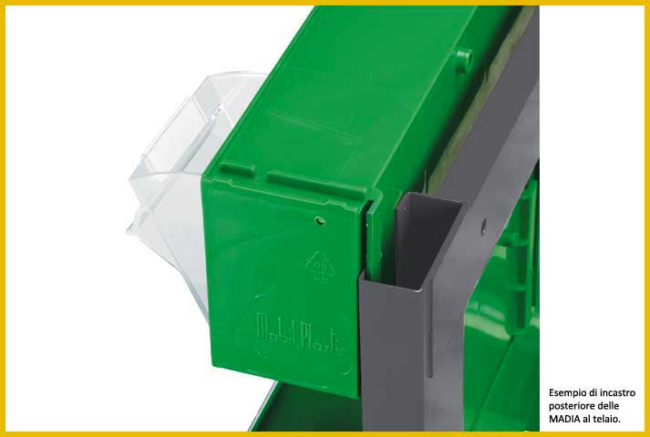 Contenitori Platica Mobil Plastic serie Madia a ribalta