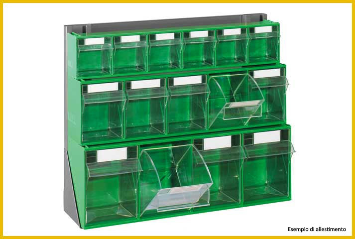 Contenitori Platica Mobil Plastic serie Madia a ribalta
