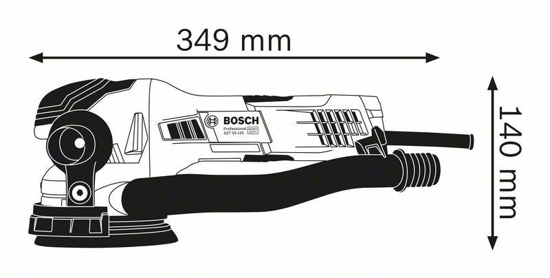 Levigatrice rotoorbitale GET 75-150 professional Bosch