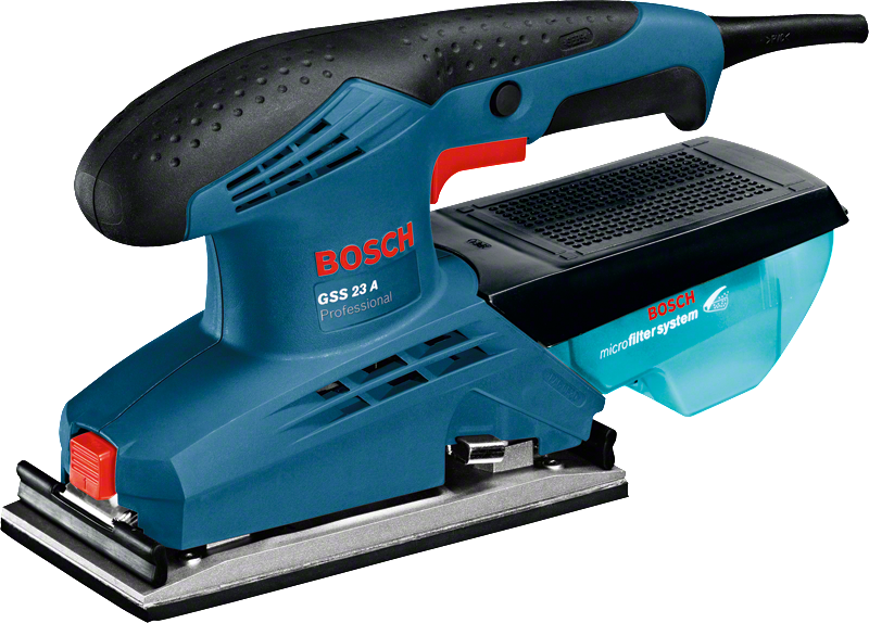 Levigatrice orbitale GSS 23 A Bosch Professional + set carte abrasive