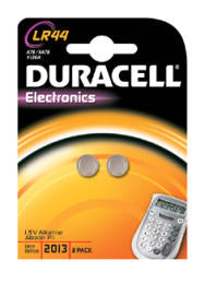Pile alcaline Duracell LR44 conf.2pz.