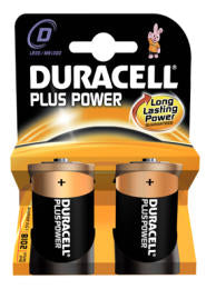 Pile alcaline Duracell plus power torcia D