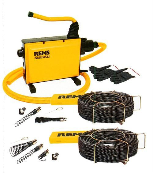 Macchine elettriche per la pulizia delle tubazioni REMS Cobra 32 Set 22+32