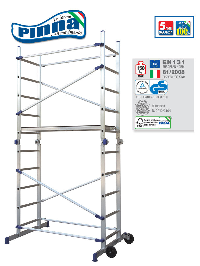 Trabattello Pinna Facal alluminio 3,10mt.