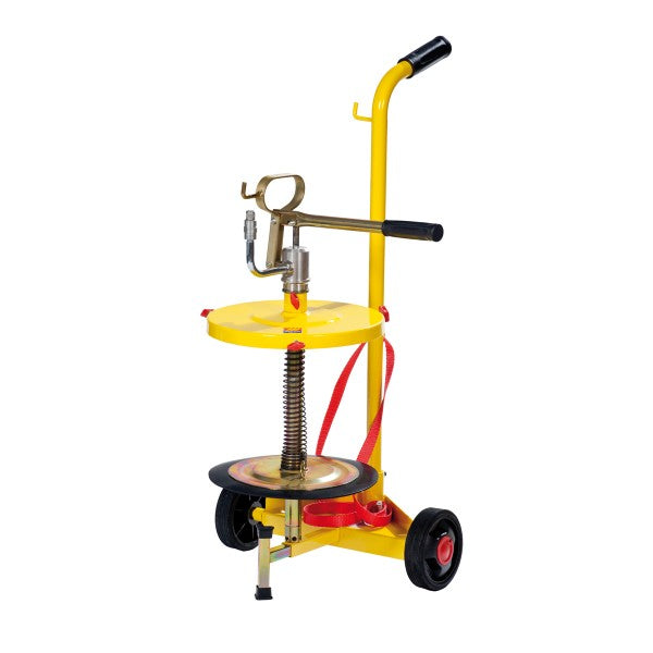 Pompa manuale travaso grasso carrellata per fusti da 18-30 Kg Meclube