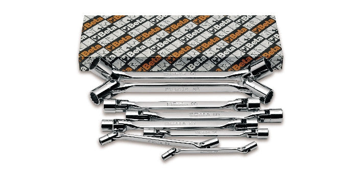 Set chiavi bussola poligonale snodate Beta 80/S11