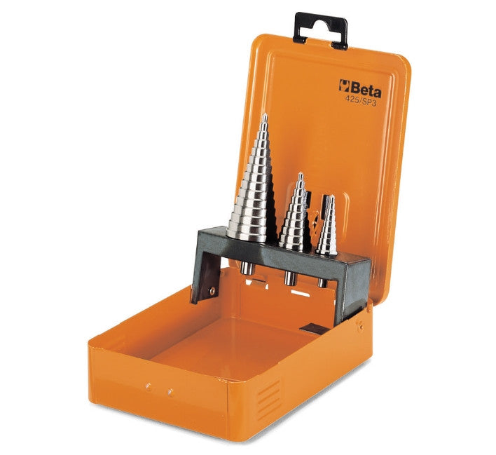 Set 3 frese coniche gradino Beta 425/SP3