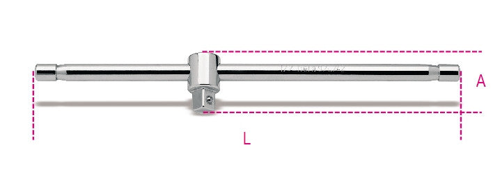 Quadro maschio 1/2" con spina scorrevole Beta 920/42