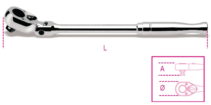 Cricchetto SNODATO 1/2" Beta 920M/56