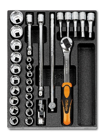 Termoformato Set Chiavi a Cricco 1/2" Beta T82