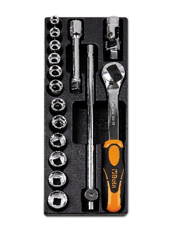 Termoformato Set Chiavi a Cricco Beta T100