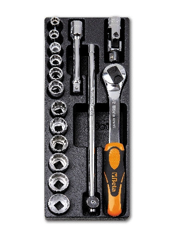 Termoformato Set Chiavi a Cricco Pollici Beta T102