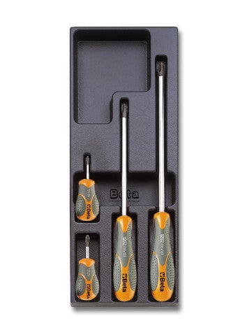 Termoformato SENZA Set Giraviti Croce PH Betamax Beta TV173 VUOTO