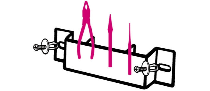 Supporti portautensili, in materiale plastico Beta TSPP