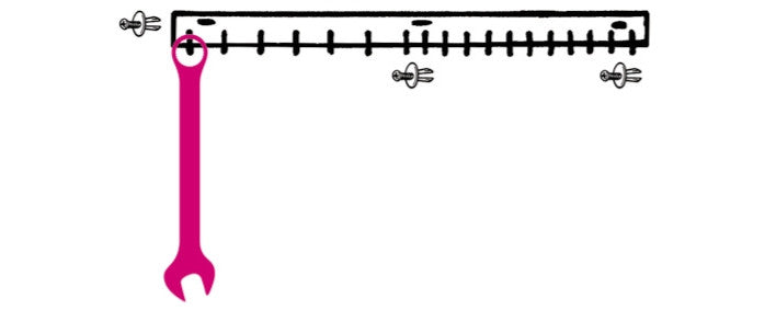 Supporto per pannelli Beta S42/17