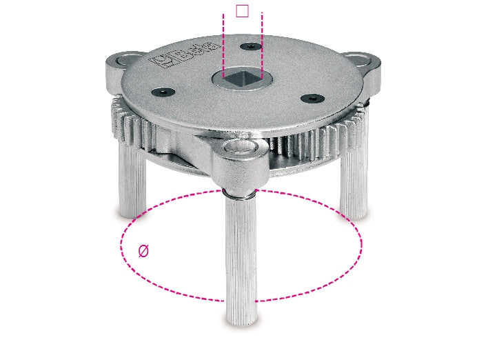 Chiave autoregolabile per filtri olio Beta 1493/S-U