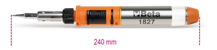 Saldatore a gas regolabile Beta 1827