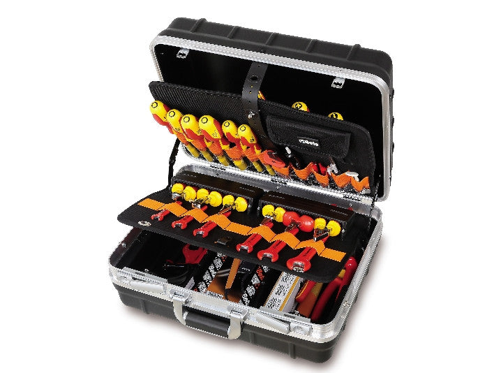 Valigia con trolley allestita 98 utensili elettronica Beta 2036 EL/B