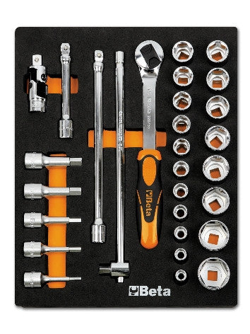 Termoformato assortimento 1/2 bussole + accessori Beta M82