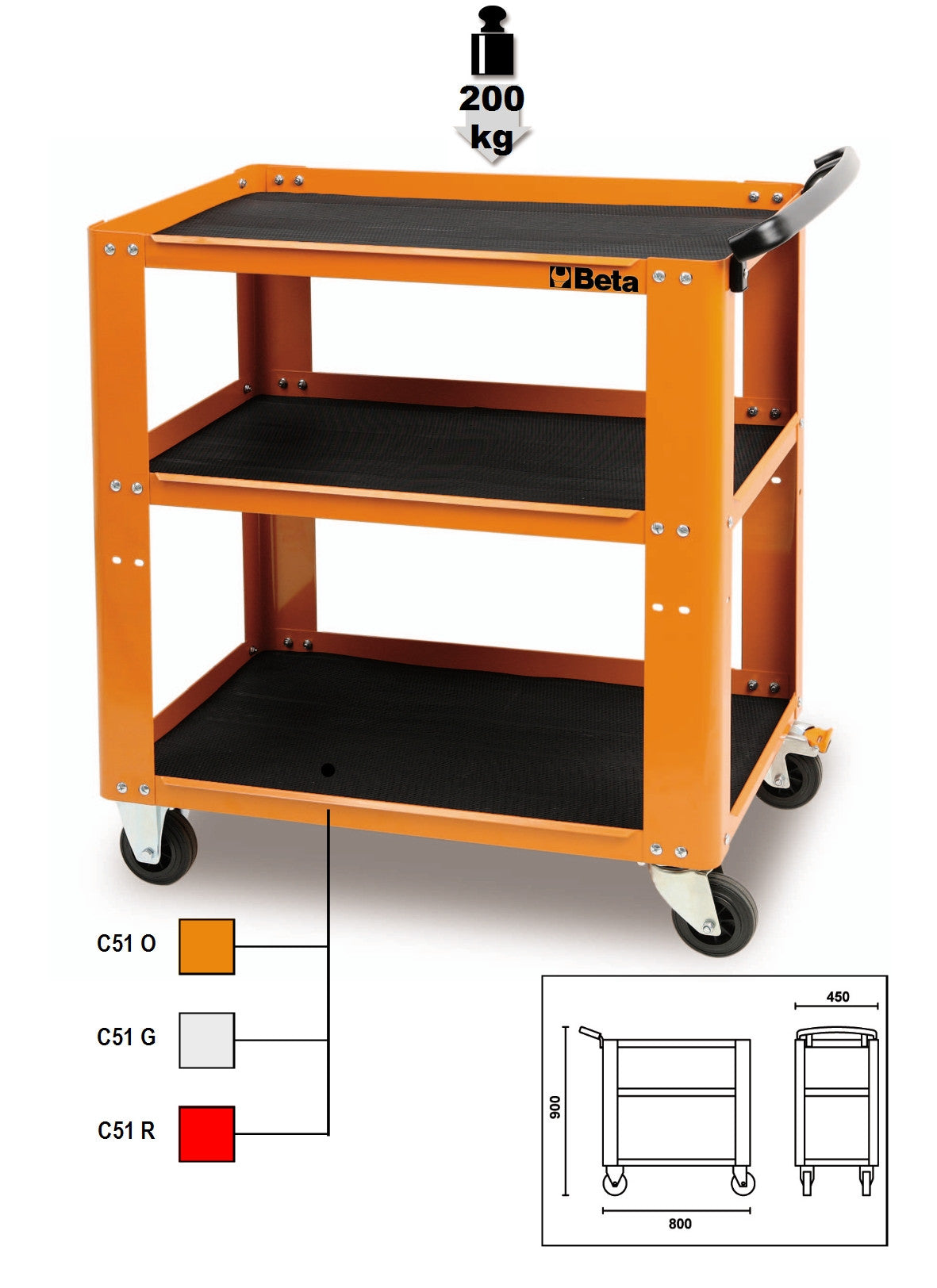 Carrello Beta C51