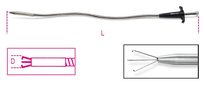 Artigli prensili flessibili Beta 1713M 1000mm