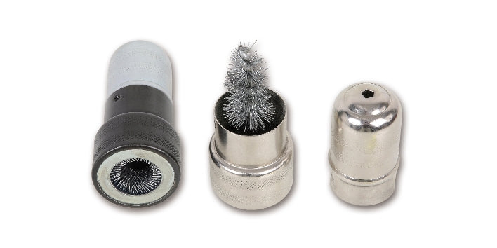 Coppia spazzole pulizia morsetti batteria Beta 1737B