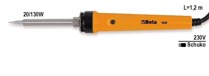 Saldatore a doppia potenza con punta acciaiata Beta 1808