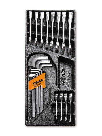 Termoformato Set Chiavi Cricco Corte Beta T48