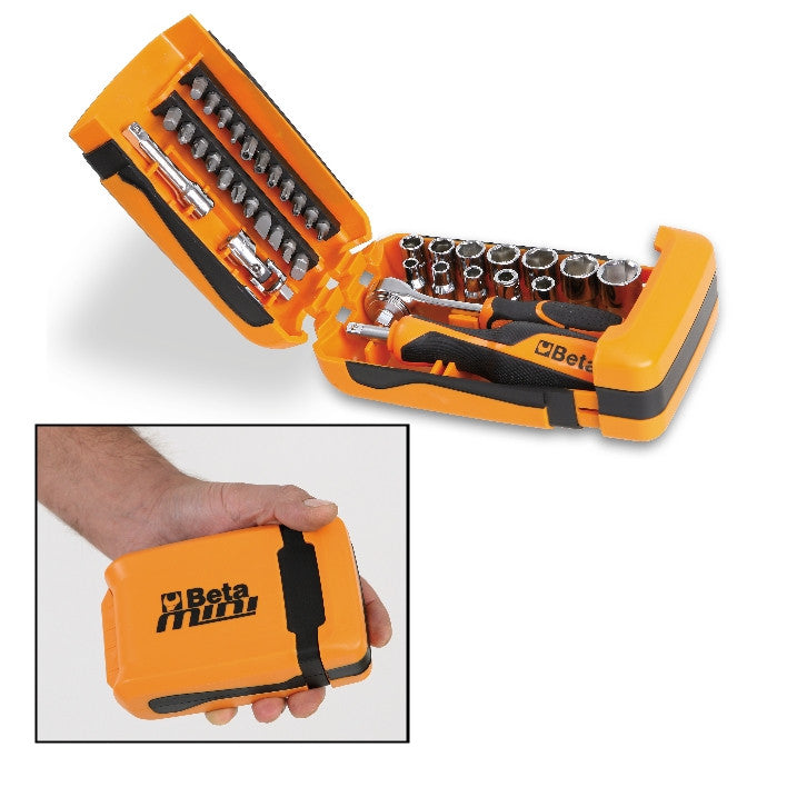 Set inserti e bussole 1/4" Beta 900/C39 con Cricchetto