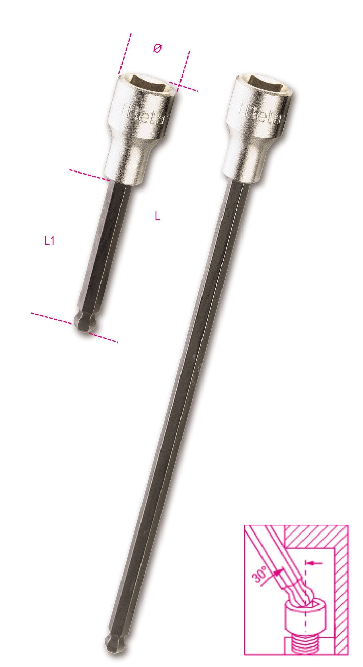 Bussole Beta 1/2" 920BP esagonali maschio