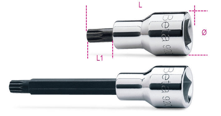 Bussola 1/2" Beta 920XZN profilo XZN