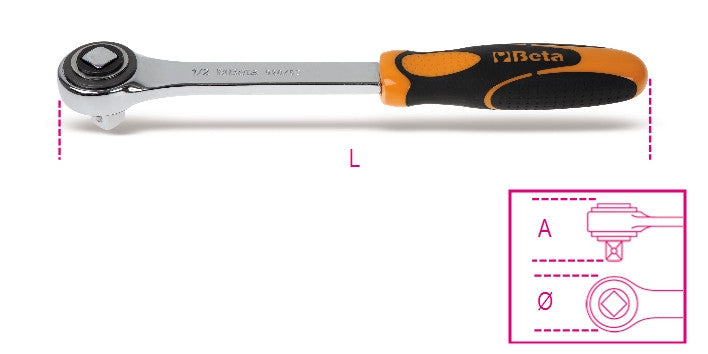 Cricchetto semplice 1/2" Beta 920/50