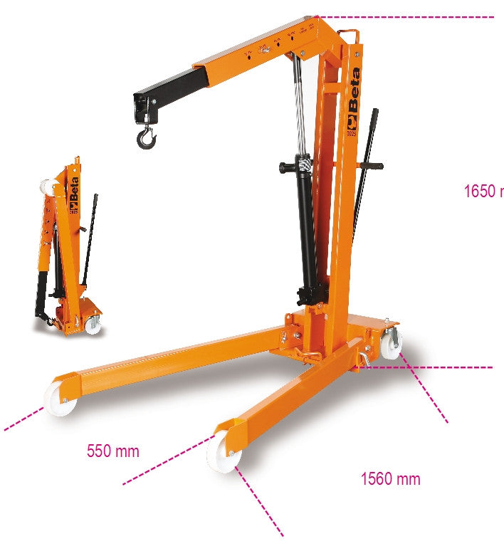 Set 2 ruote fisse ricambio Gru idraulica Beta 3025