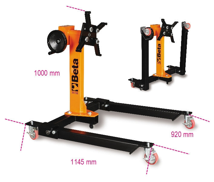Cavalletto sostegno motore richiudibile Beta 3014SAR + 3014sar/2