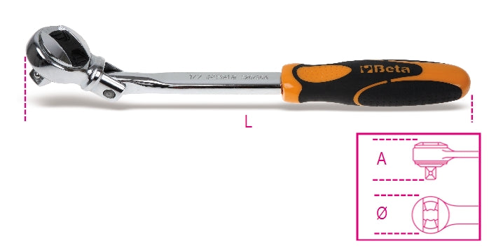 Cricchetto SNODATO 1/2" Beta 920/56A